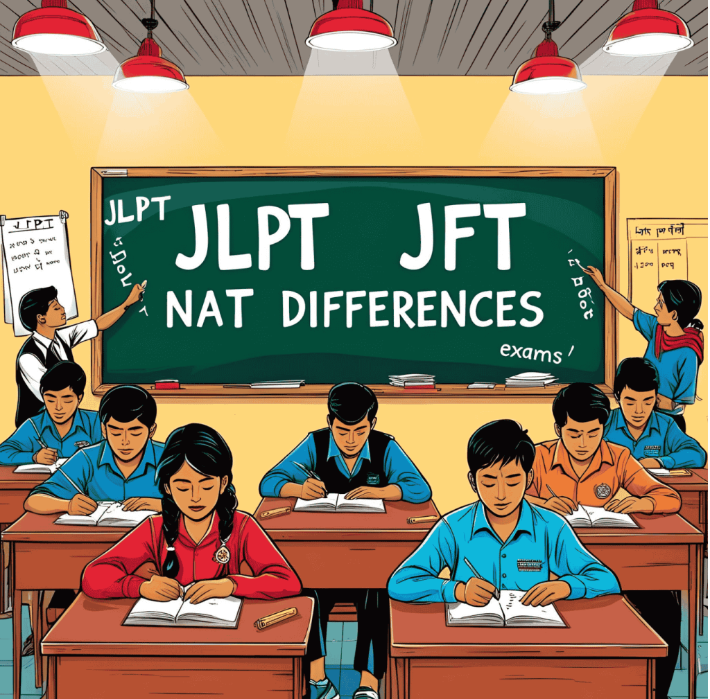 JLPT VS NAT VS JFT Exam